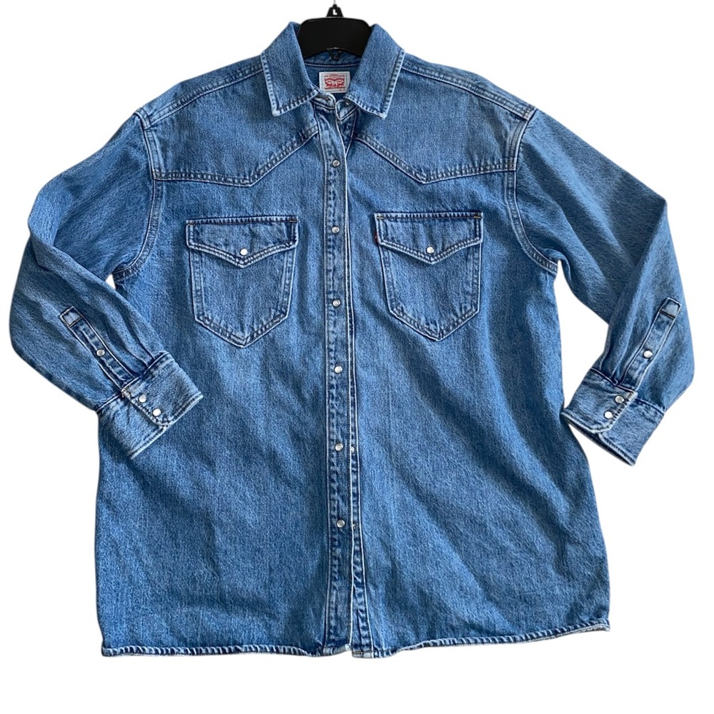 Levi's Classic Blue Denim Shirt